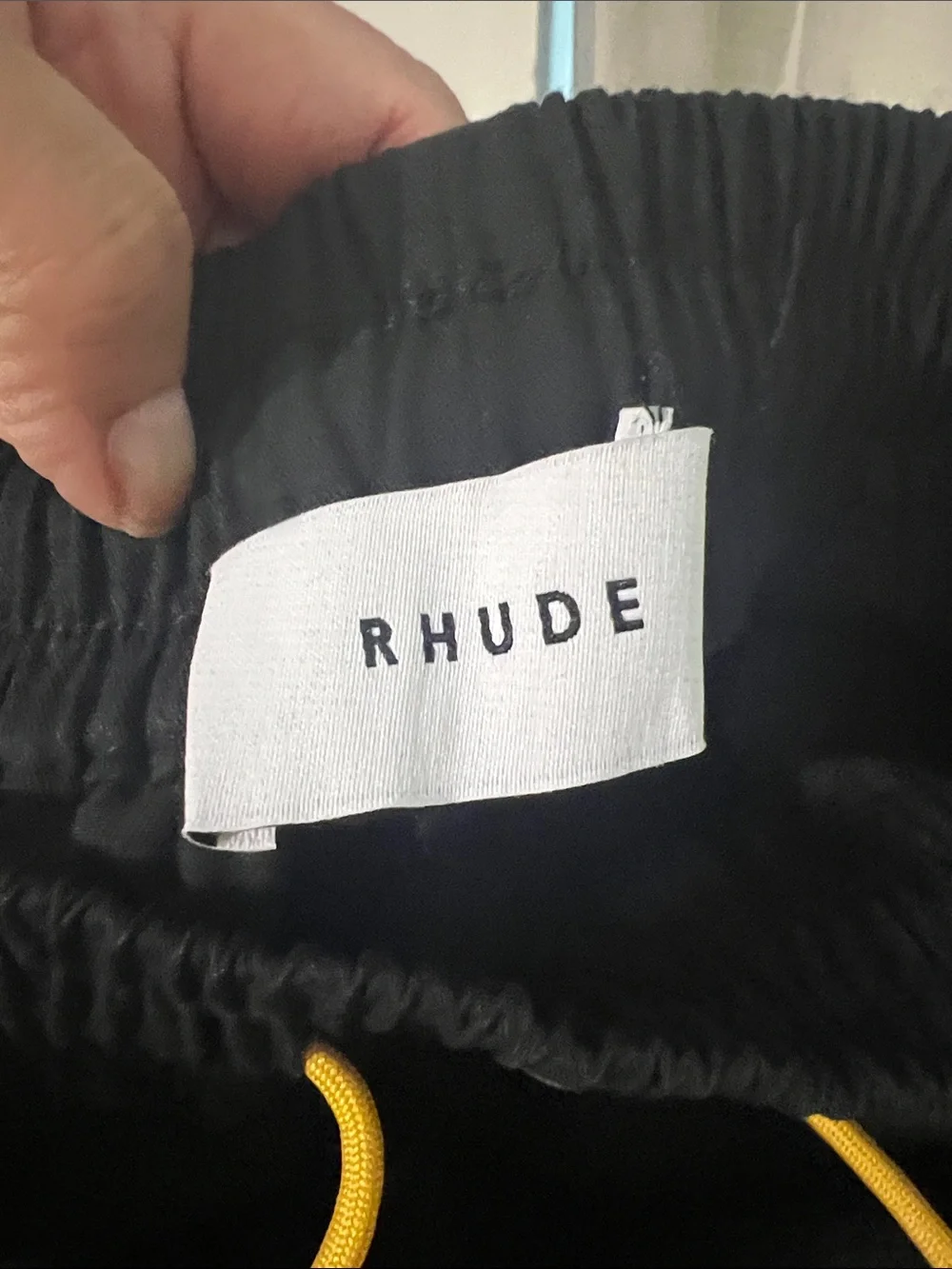 Rhude   Two-Piece Puffer Jacket & Joggers - Cream & Black set good